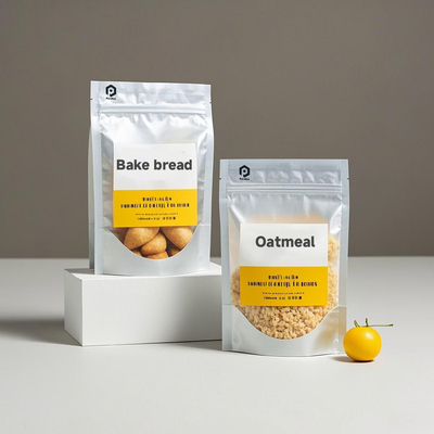 Custom Logo Bag Manufacturer's Food Flexible Packaging Recycled Materials Stand up Pouch