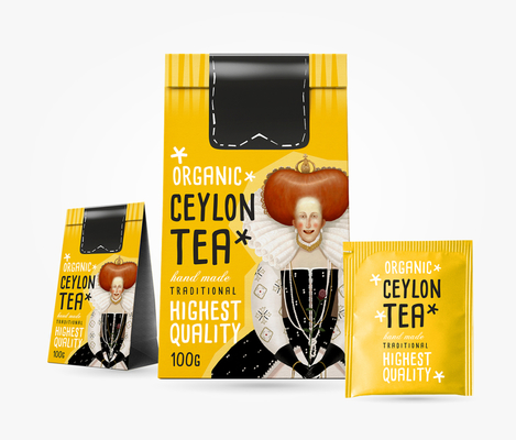 Custom Supplier of Resealable Stand-up Pouch Flexible Packaging for Tea & Coffee Made with Recycled Materials and Valve