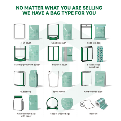Custom Supplier of Resealable Stand-up Pouch Flexible Packaging for Tea & Coffee Made with Recycled Materials and Valve