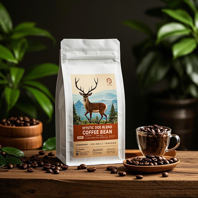 Digital Printing Custom Self Sealing Side Gusset Pouch with Zipper for Flat Bottom Coffee Snack Food Mylar Bag