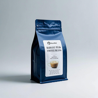 Custom Printing Packaging Aluminum Foil UV Effect Plastic 340g 500g 12oz 1kg Stand up Pouch Coffee Packaging Bags