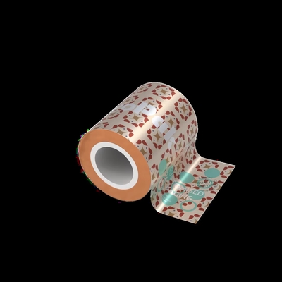Custom Printed Biodegradable Pe Paper Suger Coffee Pouch Roll Stock Film for Automatic Packaging