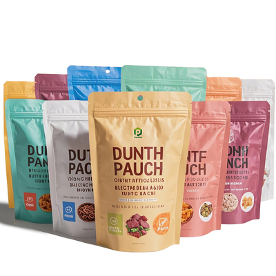 Custom Printed Laminated Sealer Pet Food Snack Bag Packing Plastic Bags Storage Food Packaging Bag